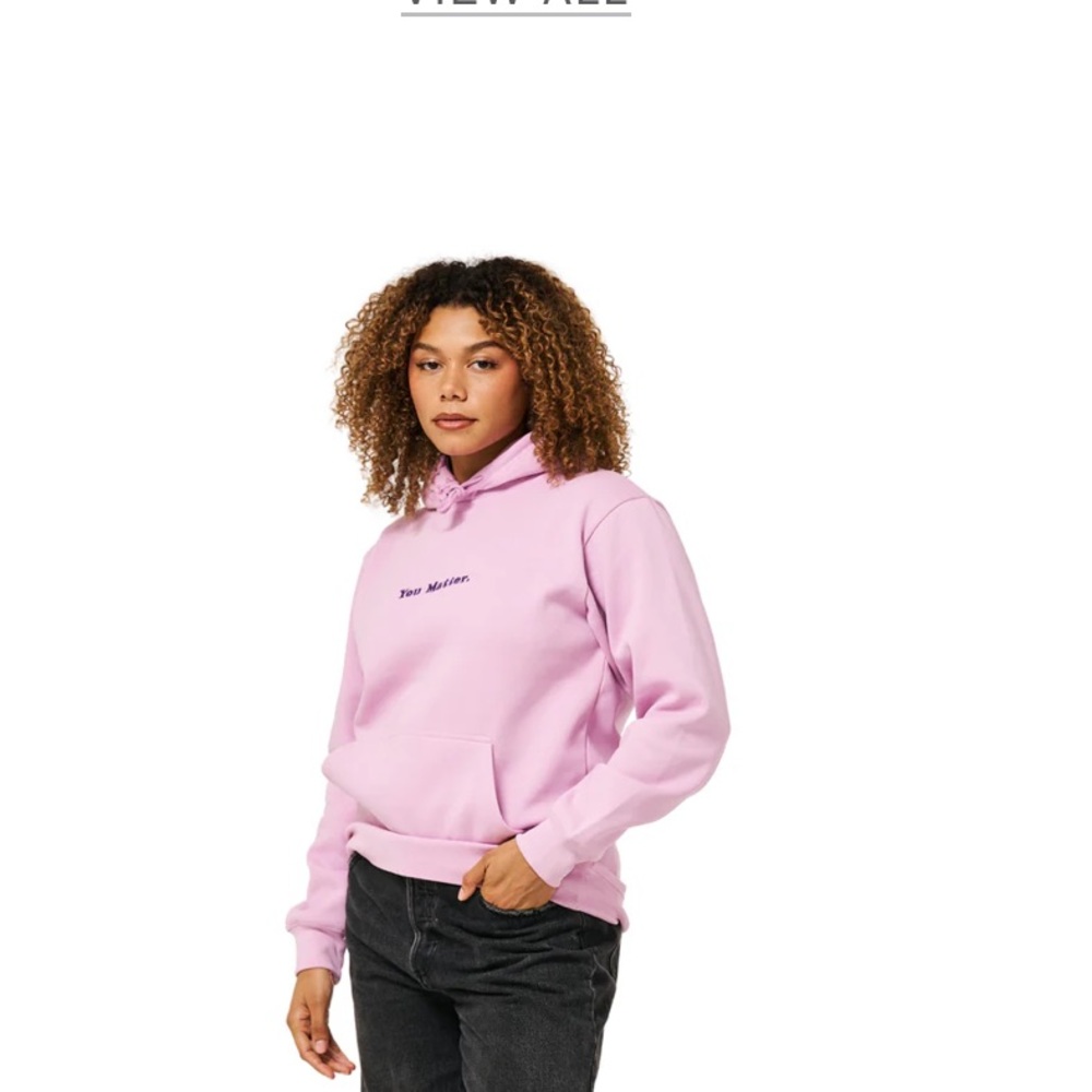 You Matter by Demetrius Harmon lavender hoodie M